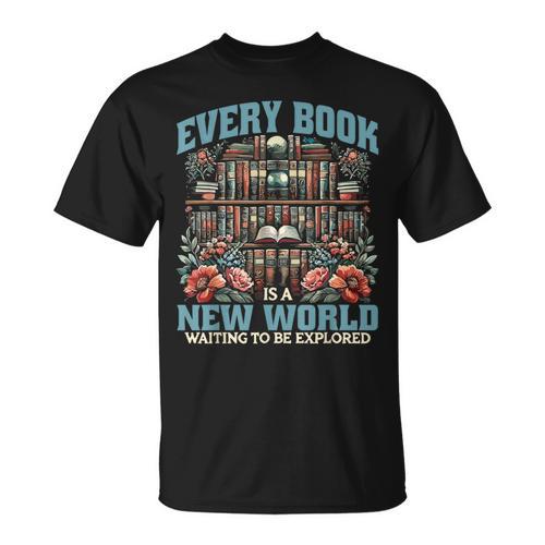 Librarian Bookworm Library Day Reading Books T-Shirt - Bookorys AU