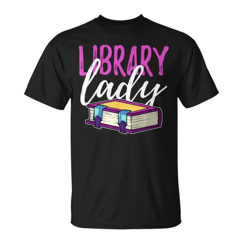 Librarian Library Reading Bookworm Books T-Shirt - Bookorys AU