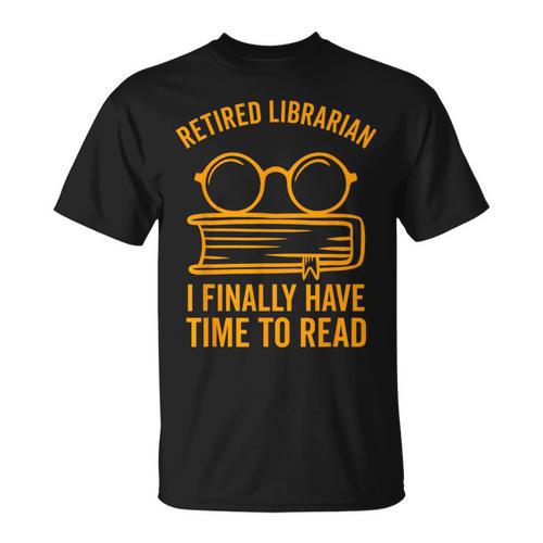 Librarian Retirement Library Books Lovers T-Shirt - Bookorys UK