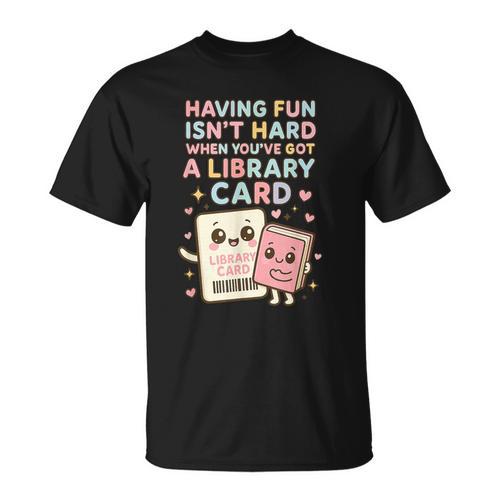 Library Card Shirt Reading Book Lovers For Reader T-Shirt - Bookorys UK