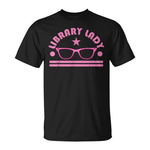 Library Lady Tshirt Bookworm Book Nerd Tee T-Shirt - Bookorys UK