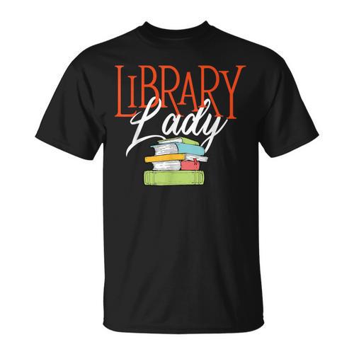 Library Lady Bookworm Books Book Lover School Librarian T-Shirt - Bookorys