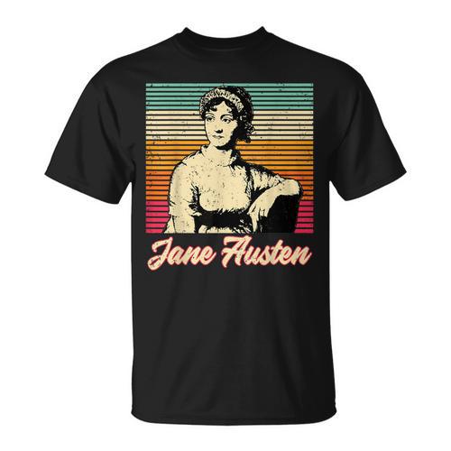 Literary Book Club Fans Vintage Jane Austen T-Shirt - Bookorys UK