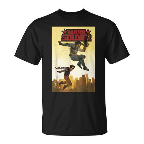 Marvel Comixology Winter Soldier 3 Of 5 Comic Book Cover T-Shirt - Bookorys CA