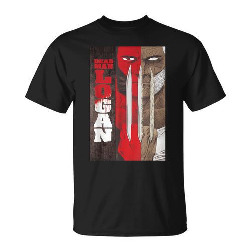Marvel Dead Man Logan Comic Book Cover T-Shirt - Bookorys