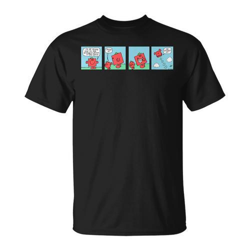Mr Men Mr Strong Mr Small Retro Comic Book T-Shirt - Bookorys