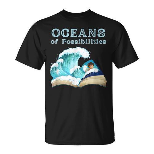 Oceans Of Possibilities Book Waves Summer Reading 2022 For Men Women Kids T-Shirt - Bookorys AU