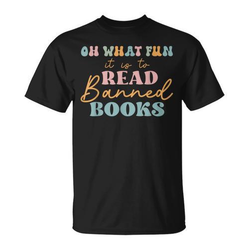 Oh What Fun It Is To Read Banned Books And Coffee Fight Evil T-Shirt - Bookorys