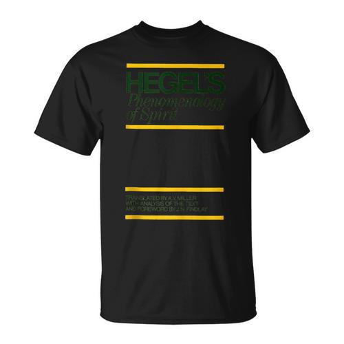 The Phenomenology Of Spirit Hegel Book Cover T-Shirt - Bookorys AU