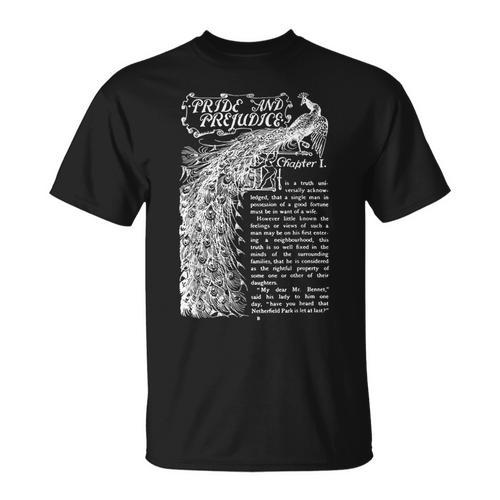 Pride And Prejudice Women Jane Austen Books T-Shirt - Bookorys DE