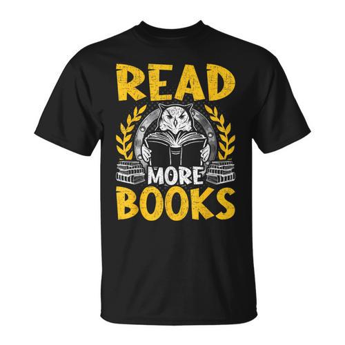 Read More Books Book Lovers Reading T-Shirt - Bookorys DE