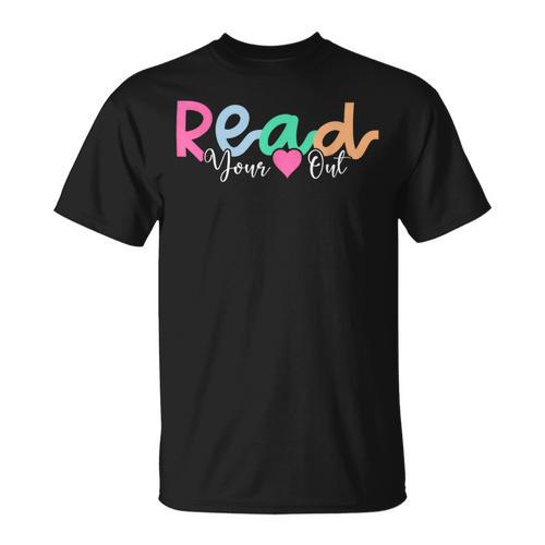 Read Your Heart Out Reading Librarian Book Across America T-Shirt - Bookorys AU