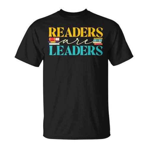 Readers Are Leaders Books Librarian Library Book Lover T-Shirt - Bookorys CA