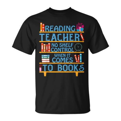 Reading Books Reading Teacher T-Shirt - Bookorys UK