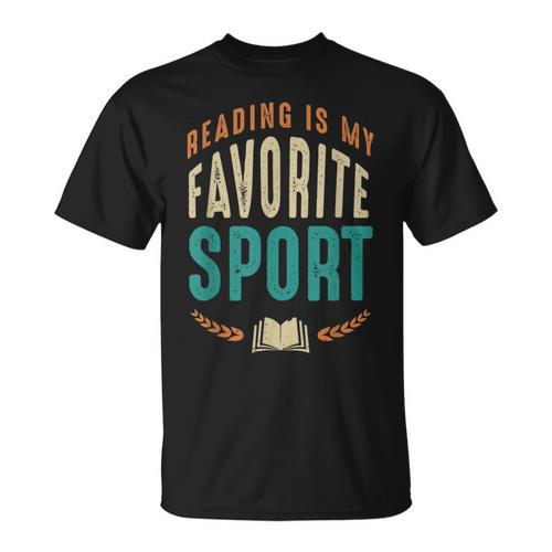 Reading Is My Favorite Sport Book Lover Reading Teacher For Men Women Kids T-Shirt - Bookorys