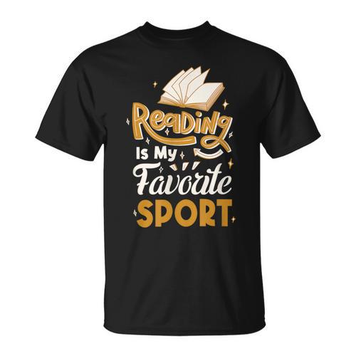 Reading Is My Favorite Sport Read Books For a Bookworm T-Shirt - Bookorys AU