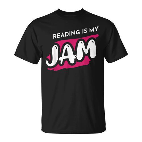 Reading Is My Jam Book Lover And Reading Teacher Men Women Kids T-Shirt - Bookorys