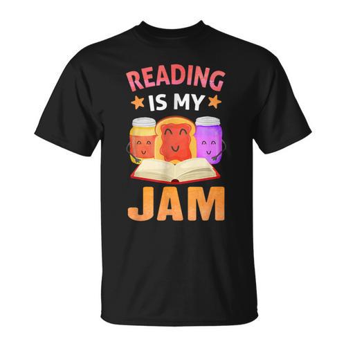Reading Is My Jam I Love To Read Books T-Shirt - Bookorys