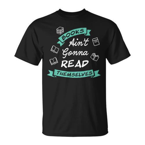 Reading Teacher Bookworm Bookstore Book Lovers Men Women T-Shirt - Bookorys