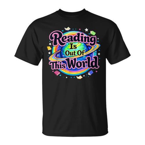Reading Is Out Of This World Space Books Lover Kid Boy T-Shirt - Bookorys CA