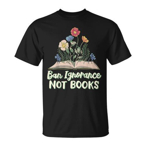 Rebel Reader Librarian Banned Book Bookworm Ban Ignorance Not Books Adults & Kids - Small Short Sleeve V-Neck Classic Fit T-Shirt - Bookorys AU