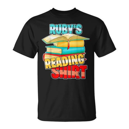 Ruby's Reading Shirt Personalized Book Reading T-Shirt - Bookorys AU