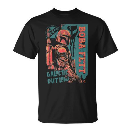 Star Wars The Book Of Boba Fett Galactic Outlaw Poster T-Shirt - Bookorys