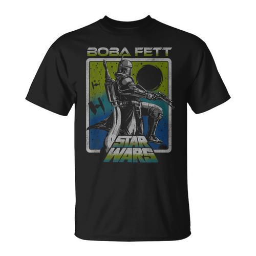 Star Wars The Book Of Boba Fett Galaxy Gradient Portrait T-Shirt - Bookorys DE
