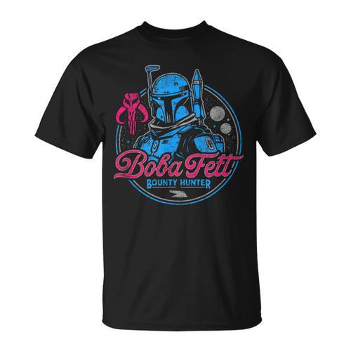 Star Wars The Book Of Boba Fett Neon Logo T-Shirt - Bookorys CA