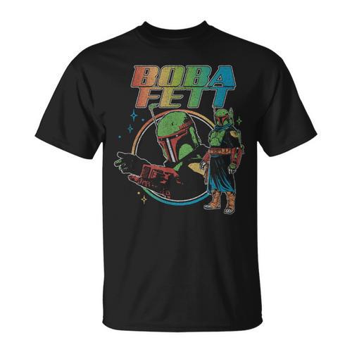 Star Wars The Book Of Boba Fett Rainbow Logo T-Shirt - Bookorys CA