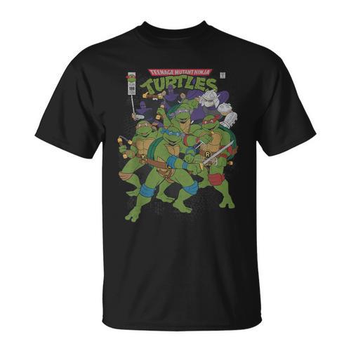 TMNT Comic Book Cover Group Shot T-Shirt - Bookorys DE