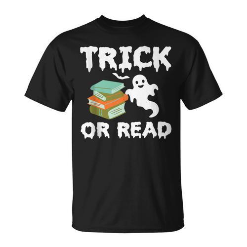 Trick Or Read Halloween Books Halloween Read Trick Or Read T-Shirt - Bookorys
