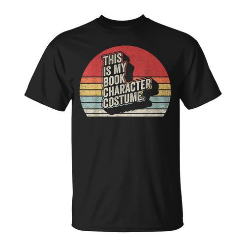 Vintage This Is My Book Character Costume Halloween T-Shirt - Bookorys DE