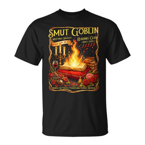 Vintage Smut Goblin Dark Romance Bookish Book Lovers T-Shirt - Bookorys DE