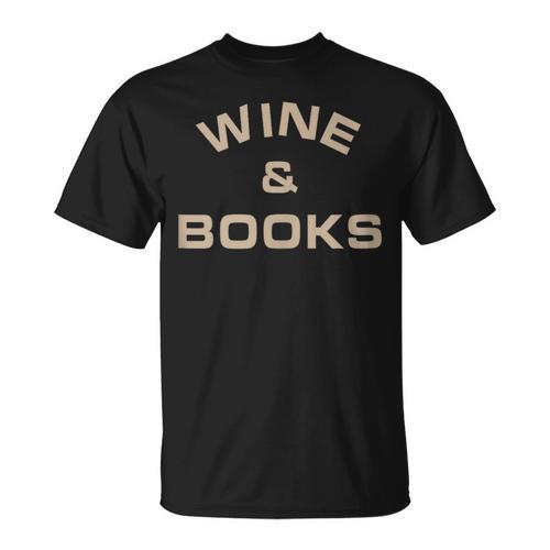Wine & Books Wine T-Shirt - Bookorys