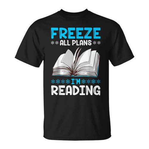 Winter Reading Book Bookworm Winter T-Shirt - Bookorys DE