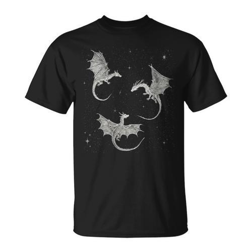 Women's Flying Dragon Fantasy Reader For Bookworm Book Lovers T-Shirt - Bookorys CA