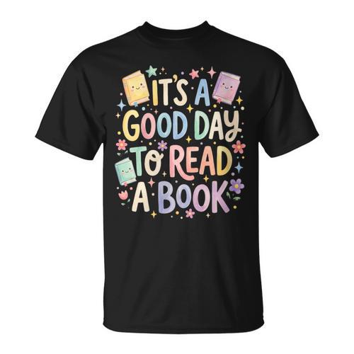 Women's It’s A Good Day To Read A Book Cute Teacher Reading T-Shirt - Bookorys AU
