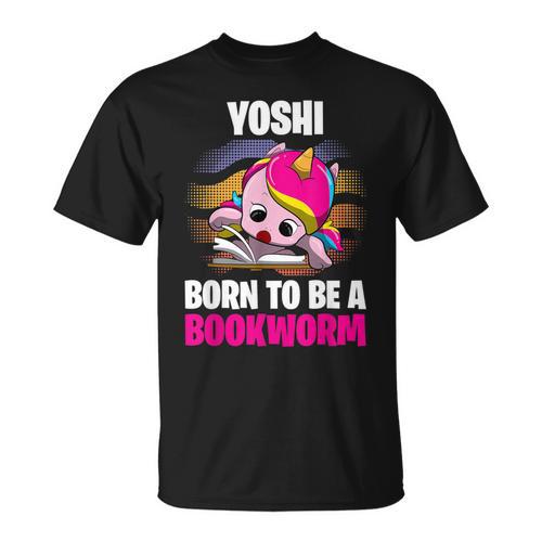 Yoshi Born To Be A Bookworm Personalized T-Shirt - Bookorys
