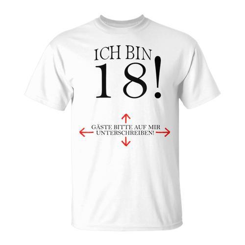 18th Birthday Party Guest Book 18 Years 2001 T-Shirt - Bookorys