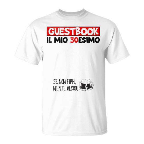 30 Birthday Guest Book 30 Years T-Shirt - Bookorys CA