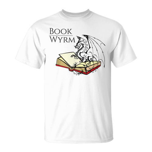 Book Lover I'm A Bookwyrm Not A Bookworm T-Shirt T-Shirt - Bookorys DE