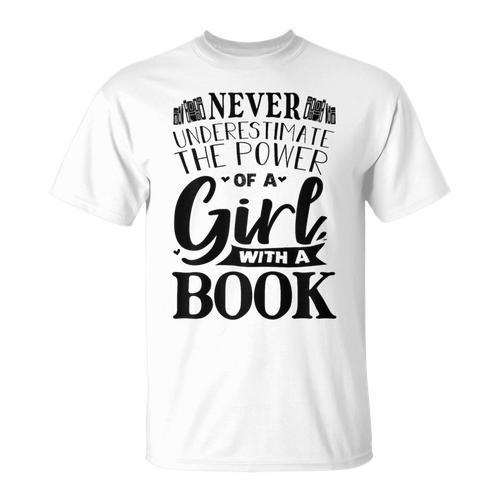 Book Reading Graphic Women Girls Book Lovers Librarian T-Shirt - Bookorys DE