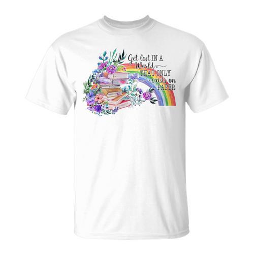 Book Is A World That Only Exists On Paper T-Shirt - Bookorys
