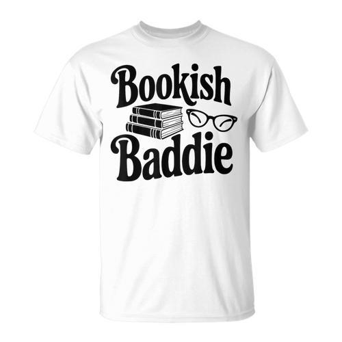 Bookish Baddie Reading Vibes Literary Lover T-Shirt - Bookorys CA