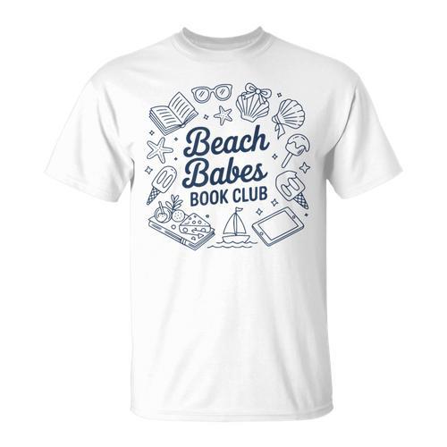 Bookish Reading Beach Babes Book Club T-Shirt - Bookorys UK
