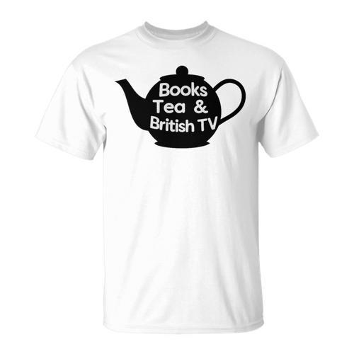 Books Tea And British TV Premium Tri-Blend T-Shirt T-Shirt - Bookorys DE