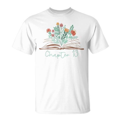 Cute 13th Birthday Chapter 13 Official Teenager Book Lover T-Shirt - Bookorys DE