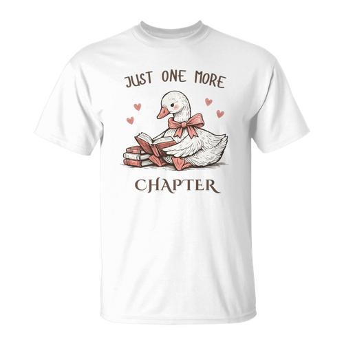 Cute Book Loving Duck T-Shirt - Bookorys AU