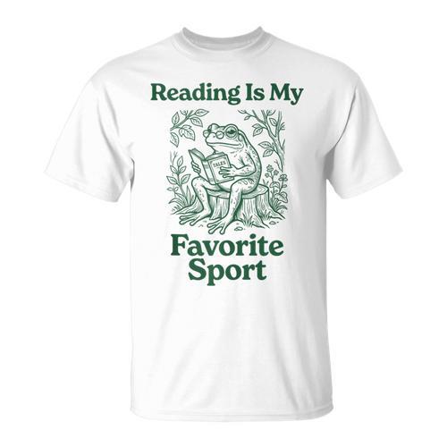 Cute Cottagecore Frog Books Quote Men Women Kids Reading T-Shirt - Bookorys